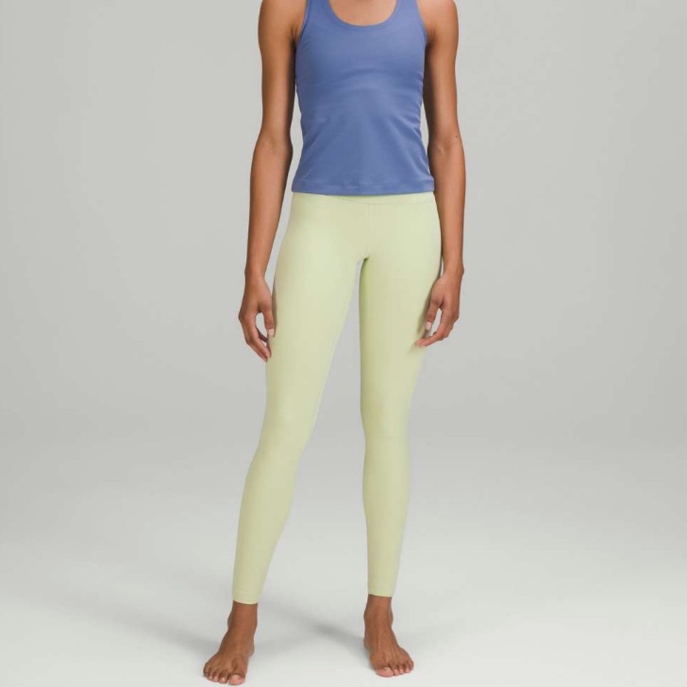 lululemon Align High Rise Legging Nulu 25” Creamy Mint Sz 6 - Picture 12 of 12
